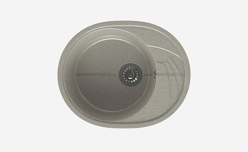 MAXSTONE Мойка глянцевая MS-8 (песочная) 570*460*200